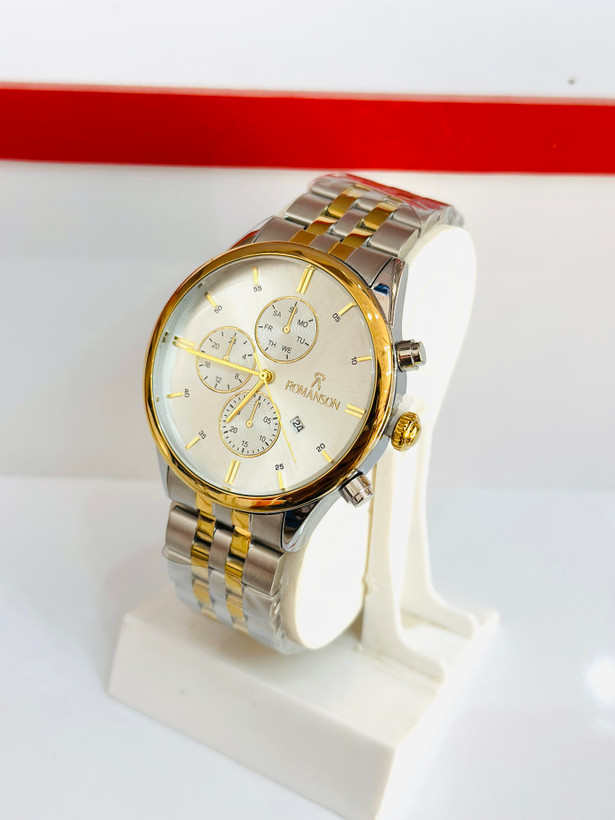 ساعت مچی رومانسون ROMANSON مردانه بند استیل طرح کرنو