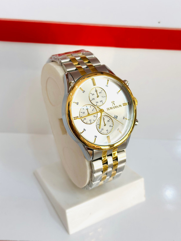 ساعت مچی رومانسون ROMANSON مردانه بند استیل طرح کرنو