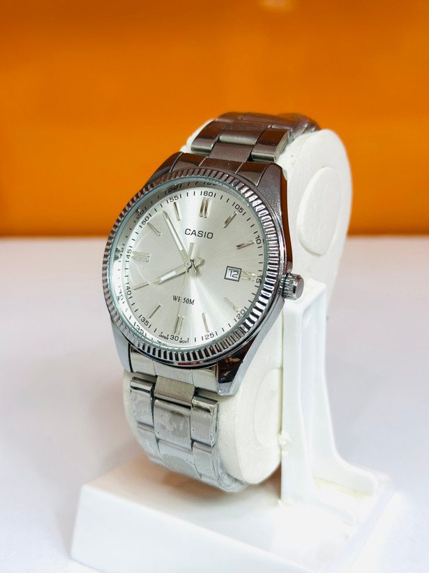 ساعت مچی کاسیو CASIO مردانه جنس بند استیل کلاسیک