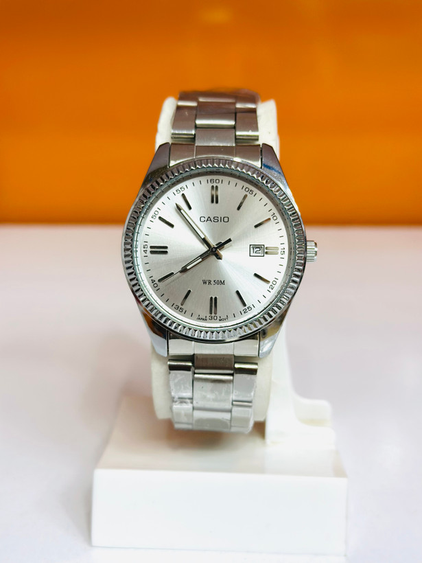 ساعت مچی کاسیو CASIO مردانه جنس بند استیل کلاسیک