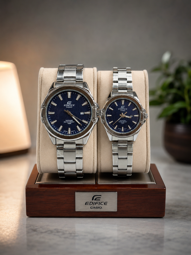 ساعت مچی ست زنانه و مردانه ادیفایس کاسیو CASIO EDIFICEبند استیل