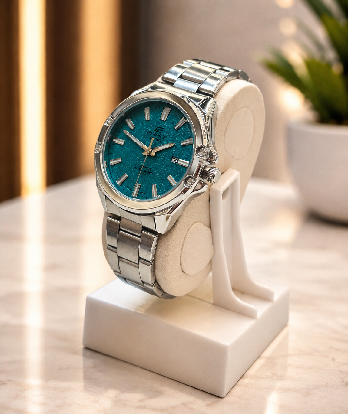ساعت مچی ادیفایس CASIO مردانه بند استیل کلاسیک