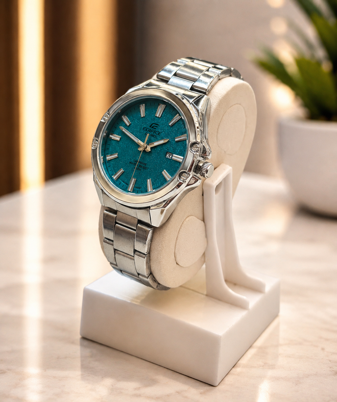 ساعت مچی ادیفایس CASIO مردانه بند استیل کلاسیک