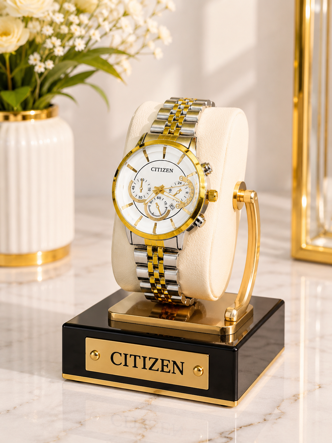 ساعت مچی سیتیزن CITIZEN زنانه بند استیل طرح کرنو