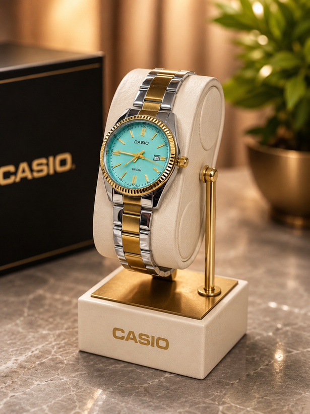 ساعت مچی زنانه کاسیو CASIO بند استیل کلاسیک