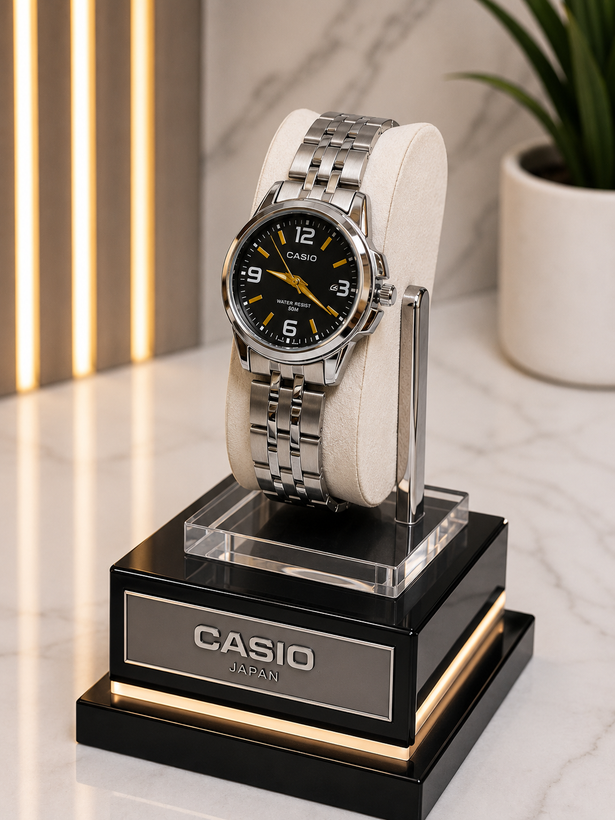 ساعت مچی کاسیو CASIO زنانه بند استیل کلاسیک