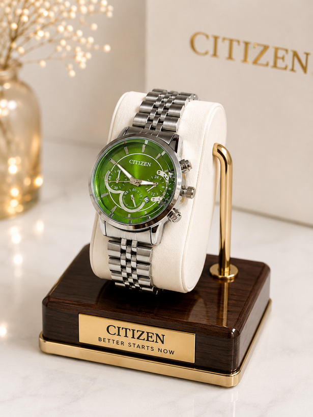 ساعت مچی سیتیزن CITIZEN زنانه بند استیل طرح کرنو