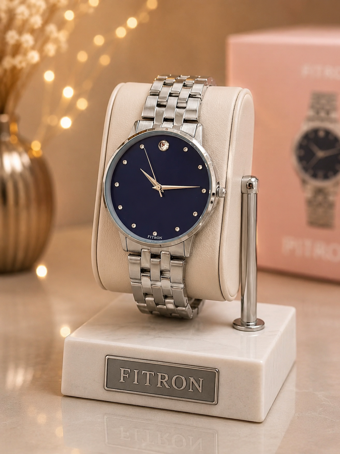 ساعت مچی فیترون FITRON اورجینال مردانه موتور ژاپن اصلی بند استیل