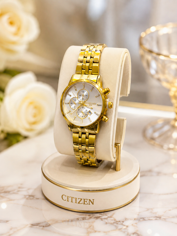 ساعت مچی سیتیزن CITIZEN vip زنانه بند استیل طرح کرنو