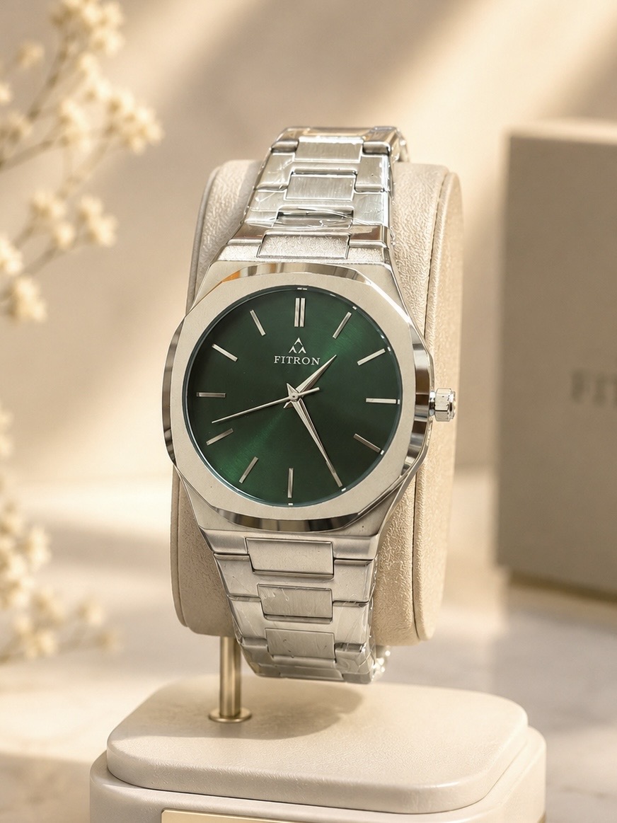 ساعت مچی فیترون FITRON اورجینال مردانه موتور ژاپن اصلی بند استیل
