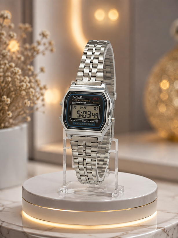 ساعت مچی کاسیو CASIO نوستالژی زنانه بند استیل